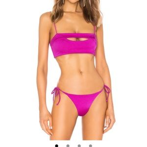 Purple bathing suit